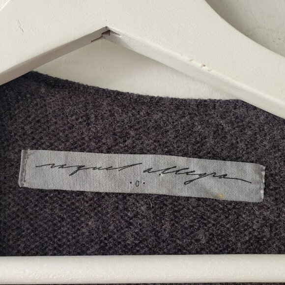 Raquel Allegra Open Front Duster Wool Cashmere Blend Tie Dye Sweater - Picture 7 of 8